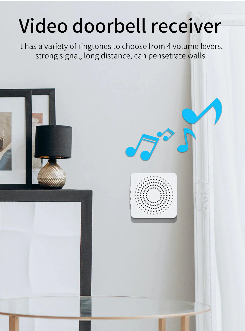 Wireless Security Smart Wifi Doorbell Intercom Video Camera Door Ring Bell Chime